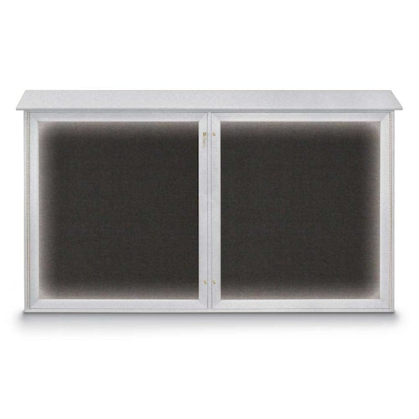 Sliding Door Wood Corkboard, 72"x36", Waln